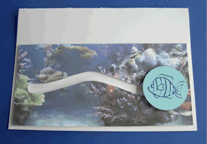 Rooling Card with a fish